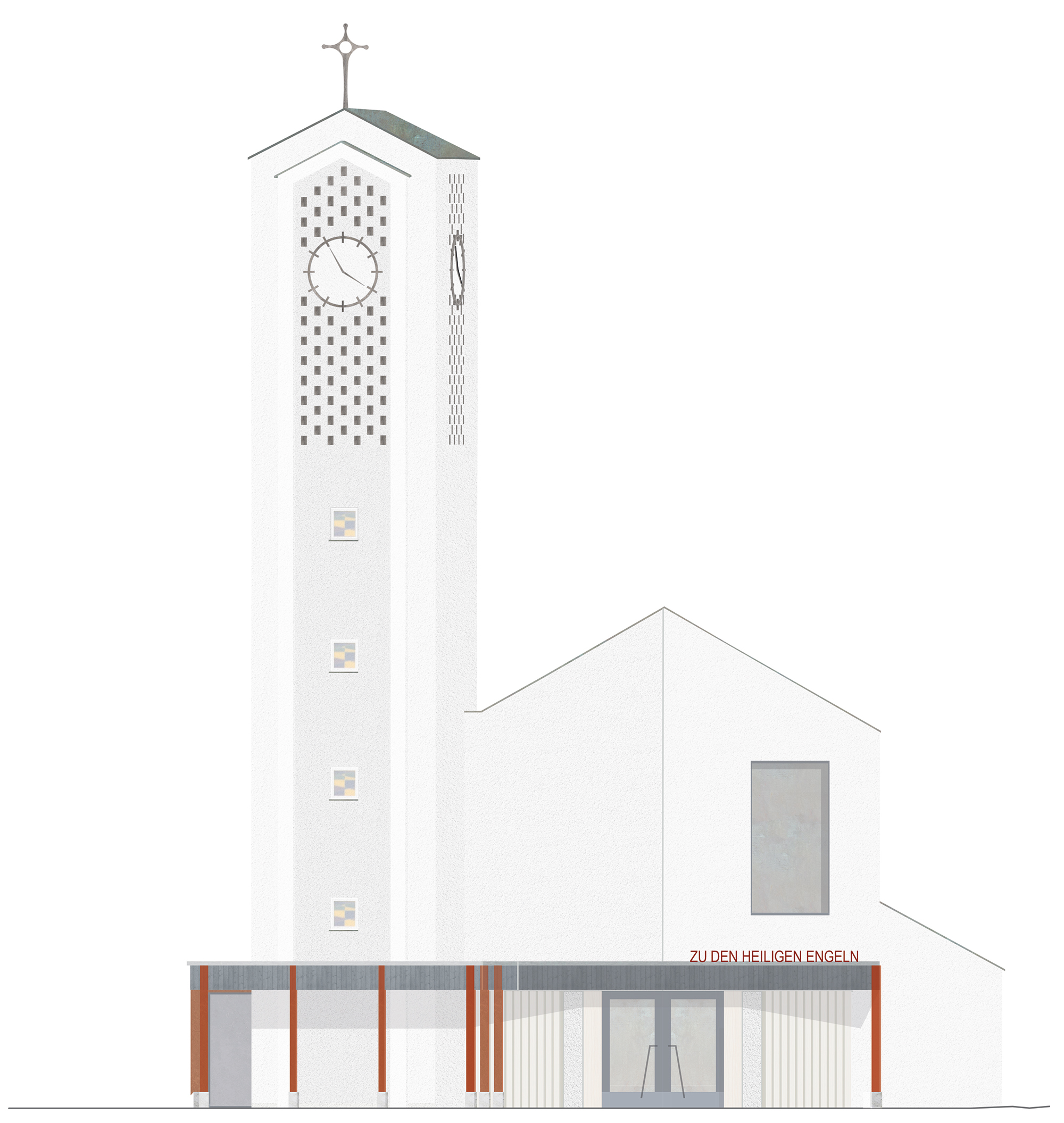 Wettbewerb | Umbau der Kirche zum Gemeindezentrum | Durchhausen