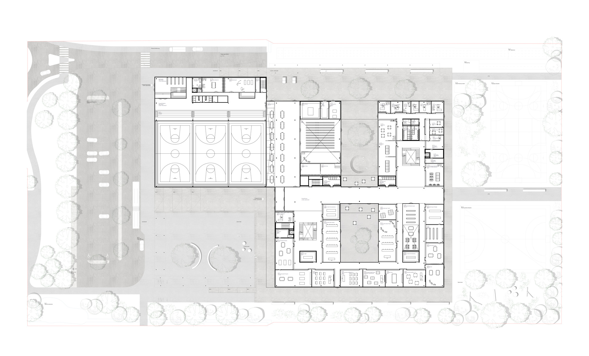 Wettbewerb | Neubau Schulzentrum Unterland II | Ruggell (LIE)