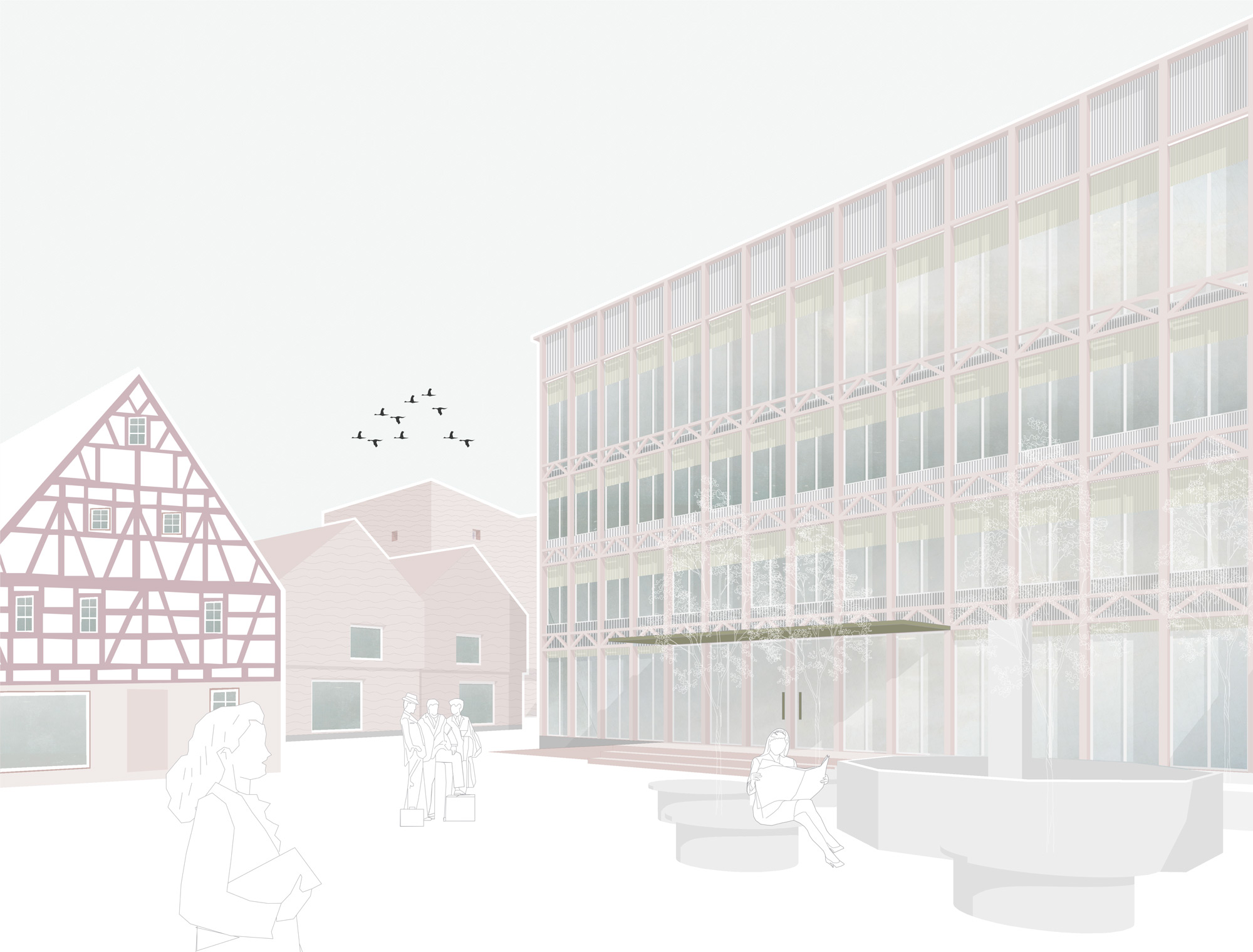 Wettbewerb | Neubau Rathaus und Gestaltung Murrterrassen | Steinheim