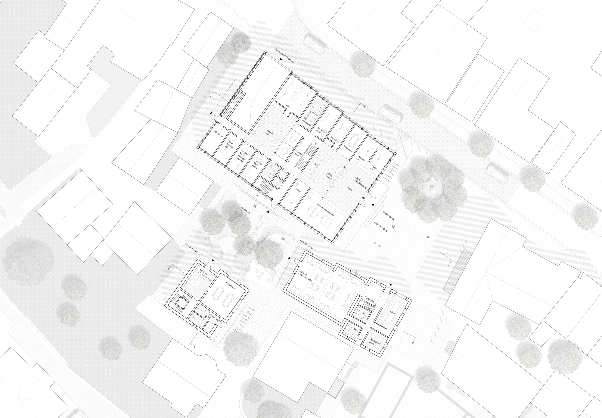 Wettbewerb | Neubau Rathaus und Gestaltung Murrterrassen | Steinheim